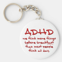 ADHD denkt meer Sleutel Hangers