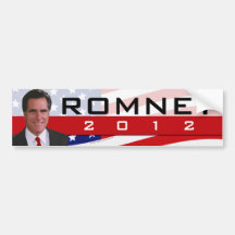 Adhésif pour pare-chocs 2012 de photo de Romney Autocollants Pour Voiture