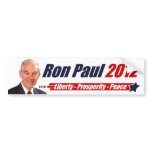 Adhésif pour pare-chocs 2012 de Ron Paul autocollants pour voiture