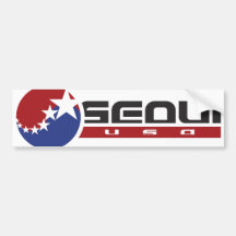 Adhésif pour pare-chocs classique de logo de SUSA Autocollant Pour Voiture