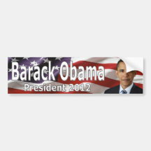Adhésif pour pare-chocs de Barack Obama Adhésifs Pour Voiture