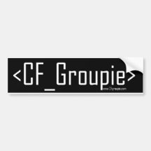 Adhésif pour pare-chocs de CF_Groupie Autocollants Pour Voiture
