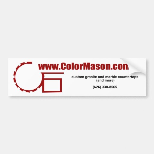 adhésif pour pare-chocs de ColorMason.com Autocollant Pour Voiture