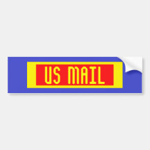 Adhésif pour pare-chocs de COURRIER des USA Adhésif Pour Voiture
