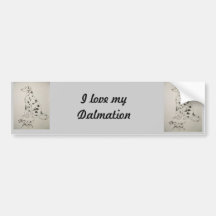 Adhésif pour pare-chocs de Dalmation Autocollants Pour Voiture