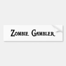 Adhésif pour pare-chocs de joueur de zombi adhésifs pour voiture