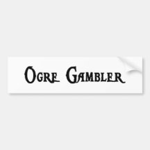 Adhésif pour pare-chocs de joueur d'ogre adhésif pour voiture