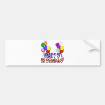Adhésif pour pare-chocs de joyeux anniversaire - a autocollant pour voiture