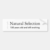 Adhésif pour pare-chocs de sélection naturelle autocollant pour voiture