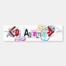 Adhésif pour pare-chocs du DJ AnEma Autocollant Pour Voiture