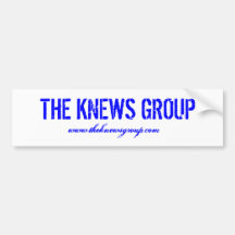 "Adhésif pour pare-chocs du groupe de Knews" Autocollant Pour Voiture
