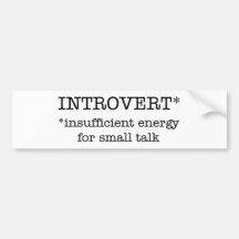 Adhésif pour pare-chocs insuffisant INTROVERTI d'é Adhésifs Pour Voiture