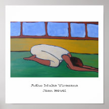 Adho Muka Virasana Poster