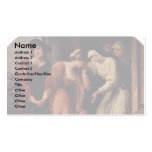 Adieu d'Abelard Héloise Tondo Carte De Visite