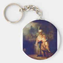 Adieu de Davids avec Jonathan par Rembrandt Porte-clef