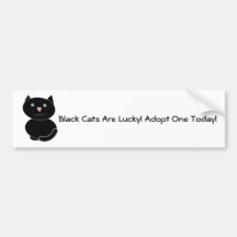 Adoption de chat noir adhésifs pour voiture