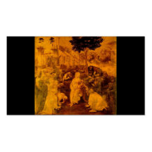 Adoration des Magi par Leonardo da Vinci Cartes De Visite Personnelles