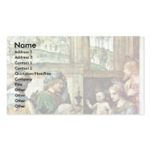 Adoration des Magi par Luini Bernardino Cartes De Visite Professionnelles