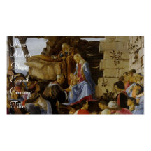 "Adoration du Magi Cartes De Visite Professionnelles