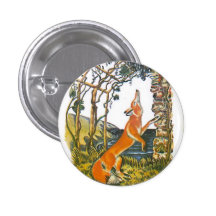 Aesop's fables, the fox and the grapes buttons