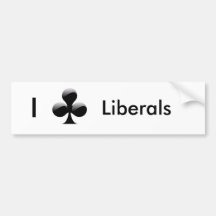 afbeeldingen, I, Liberalen Bumpersticker