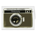 Affaires grises classiques de photographie d'appar cartes