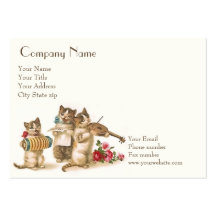Affaires miaulantes, 3,5" x 2", 100 paquets modèles de cartes de visite