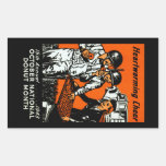 Affiche 1943 de beignet stickers en rectangle