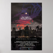 Affiche 2 de film "de Symphonie de la nuit dernièr