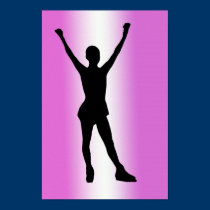 affiche 2 de patinage de glace posters