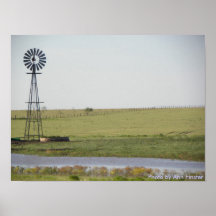 Affiche/à l'ouest Texas