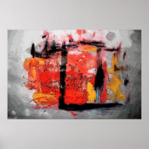 Affiche abstraite moderne d'impression d'art de pe