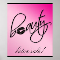 Affiche au détail cosmétique de salon de beauté de posters