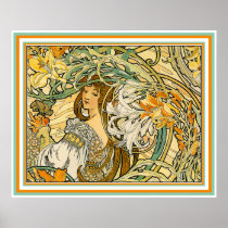 Affiche/copie :  Art Nouveau - langue des fleurs