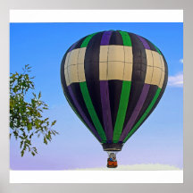 Affiche/copie de ballon d'air chaud