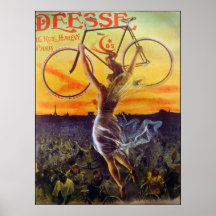 Affiche/copie de bicyclette : ~ français vintage d