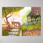 Affiche-copie de porte de jardin