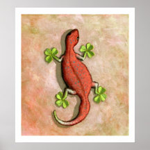 Affiche/copie du Gecko de St Patrick