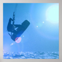 Affiche d'air de kitesurf