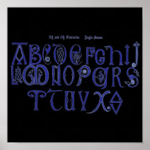 Affiche d'alphabet