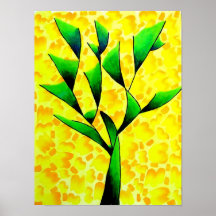 Affiche d'arbre d'été