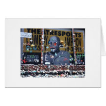 Affiche d'art de gomme, marché de place de Pike Cartes