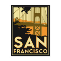 Affiche d'art déco de San Francisco