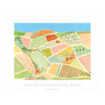 Affiche d'art : La Provence Hillside, Rasteau, Fra posters