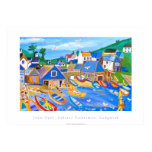Affiche d'art : Pêcheurs de homard, Cadgwith, les  posters