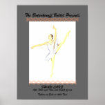Affiche de ballet de ballerine