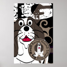 Affiche de Basset Hound