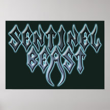 Affiche de bête de sentinelle