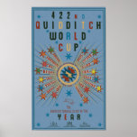Affiche de bleu de coupe du monde de Quidditch