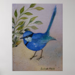 Affiche de bleu de Spendidly
